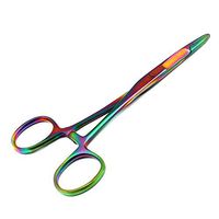 LAJA IMPORTS Multi Titanium Color Rainbow Olsen HEGAR Needle Holder 5.5" Stainless Steel
