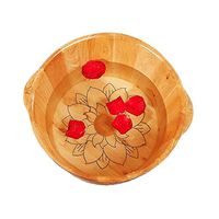 Sauna Bucket，Pure Wood Bathtub Bucket，Handmade Footbath Basin，Sauna Accessories for Footbath Tubs，Foot Relaxing Bath Barrel