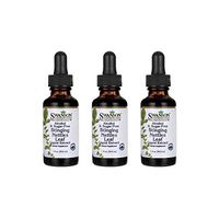 Swanson Stinging Nettles Leaf Liquid Extract Alcohol and Sugar-Free 1 fl Ounce (29.6 ml) Liquid (3 Pack)