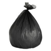Boardwalk 404617BLK High-Density Can Liners, 40 x 46, 45-Gal, 17 Micron Equivalent, Black (10 Rolls of 25)