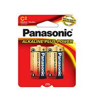 Panasonic Genuine C Cell Alkaline Plus Battery Retail Pack - 2 Pack