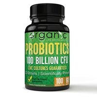 Powerful, Pure & EFFICIENT Probiotics 100 Billion CFU, Live Cultures Guaranteed, 20 Strains | Scientifically Proven, Non-GMO & Gluten Free