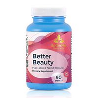Better Beauty, Hair, Skin and Nails Supplement, 3,500 mcg Biotin, 70 mcg Selenium, 250 mg Hydrolyzed Gelatin, 10 mg Pantothenic Acid, 90 Tablets
