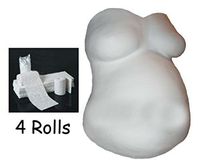 ECONOMY BELLY CAST KIT Plaster of Paris Bandage CLOTH ROLLS Pregnancy Casting