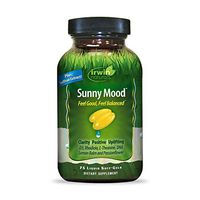 Sunny Mood by Irwin Naturals, Mood and Stress Support, 75 Liquid Soft-Gels