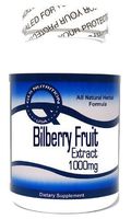 Bilberry Fruit Extract 1000mg 200 Capsules ^GLS