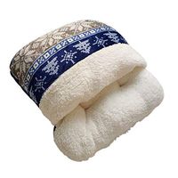Soft Plush Foot Pad for Bedroom Office Indoor Warm Floor Slipper, Blue