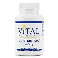 Vital Nutrients - Valerian Root 625 mg - Natural Support for Relaxation and Restful Nights - Sleep Aid - 60 Capsules per Bottle