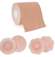 X-Large Boob Tape for All Cups, Breast Lift Tape for Women with 2 Pairs Nipple Covers Included