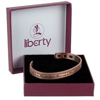 Christian 6 Magnet Copper Liberty Health Bracelet