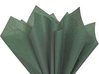 Dark Forest Green Art DIY Crafts Tissue Paper for Gift Wrapping 15"X20" 5 Sheets