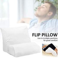 Whewer Flip Pillow Leg Cushion Wedge Cushion Soft Knee Pillow Leg Pillow Fiber Stuffed Pillow Back Pillow Regular Bed Pillow 15x18x20in
