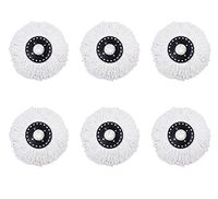 7try New 6pcs Microfiber Mop Head Refill For HSN Hurricane Magic Mop 360¡ã Spin Replacement Mophead