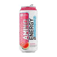 Optimum Nutrition Essential Amino Energy Plus Electrolytes Sparkling Hydration Drink, Watermelon, Keto Friendly BCAAs, 12 Count