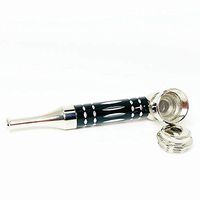 XEARS-PIPE Mini Pipes for Weed & Portable Jamaican Style This is a Very Good Gift (Black)