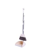 Household Stainless Steel Soft Hair Broom Combination - 29" / 11" Long Handle, Broom Trash Can Combination And Dust Pot Stand Upright Grip Sweep, Set For Home, Office.
