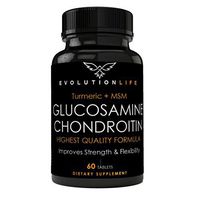 Powerful, Pure & EFFICIENT Glucosamine, Extra Strength Glucosamine Sulphate Complex with Chondroitin, MSM and Turmeric