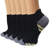 Compression Socks (3/5 Pairs),15-20 mmHg is Best Athletic for Men & Women, Running, Flight, Nurses (5 Pairs-black 01, Large/X-Large)