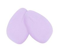 Gentle Meow 4 Pairs Front Half Insoles Feet Shockproof Forefoot Sole Cushions, Light Purple