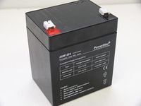 PowerStar 12V 5AH SLA Battery Replaces nph5-12 hr1221wf2 wp5-12 23-289b bp4-12 - 2 Year Warranty