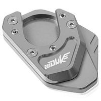 Frames & Fittings for KTM 200 Duke 2012 2013 2014 2015 2016 2017 2018 Motorcycle CNC Kickstand Side Stand Plate Pad Enlarge Extension with Logo - (Color: 200 Duke)