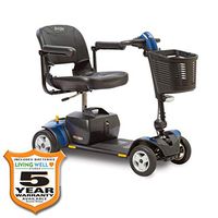 Pride Go-Go Elite Traveller Plus 4-Wheel Travel Scooter w/Avail Ext Warr