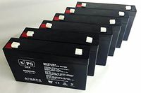 SPS Brand 6V 7Ah Replacement Battery for CSB HRL634W 6V 7Ah Sealed Lead Acid Battery (6 Pack)