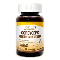 Lovita Cordyceps 2500mg, 5:1 Extract, 60 Capsules