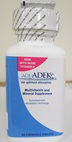 Aquadeks Chewable Tablets Multivitamin & Mineral Supplement 60 ea by AQUADEKS