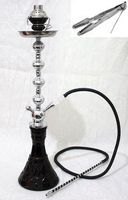 new Hookah 28" Black 1 hose shisha nargila bar narguile nargile glass water Vase