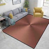 Abstract Humorous Area Rug Kitchen, Graphic Design of a Round and Radial Shape with Ombre Effect Industrial Modern, Durable Carpet Area rug - Living Dinning Room Bedroom Rugs and Carpets(6'x 9')