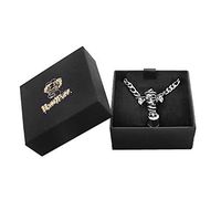 Halloween (Skull Axe) Creative Stainless Steel Necklace Portable Mini Personal Tube