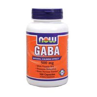 NOW Foods GABA + B6, 500/2mg, Capsules 100 ea