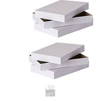 Extra Large White Gift Box with Lid (4 pack) 11.25" x 17.12" x 2.5" for Robes, Sweaters and other Bulky Clothing