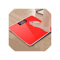Electronic Weighing Scale Home Adult Health Accurate Body Weight Weighing Floor Diet Digital Scales Household Bathrooms 180KG,Red