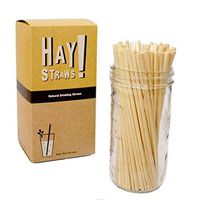 Hay! Natural Drinking Straws Tall 7.75" 500 count