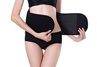 1PCS Black Mesh Style Abdominal Binder Postnatal Belly Waist Slim Slimming Shaper Back Support Girdle Belt Pregnancy C-Section Recovery Shapewear Abdomen Corset Staylace for Women (M)