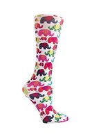 Cuteful Fun & Funky Therapeutic Graduated 8-15 mmHg Compression Socks (Lucky Elephants)