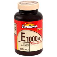 Sundown, E-400 Iu D-Alpha Natural Softgels, 100 ct