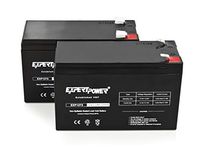 ExpertPower 12V 7.2AH Sealed Lead Acid (SLA) Rechargeable Battery for Security Alarm System With F2 Terminals || EXP1272 || 2 Pack