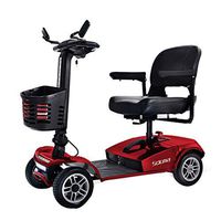 JCOCO Transformer Automatic Folding Scooter for Adults and Seniors,Lightweight Lithium Battery, with Anti Inclined Auxiliary Wheels and The Child seat