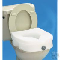 Carex Health Brands B30500 EZ Lock Raised T Seat with No Handles