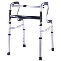 ZHPRZD Disabled Walker Elderly Walker Without Wheel Folding Walking Frame Disabled Walking Frame Four-Legged Walking Stick