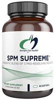 Designs for Health SPM Supreme - 3 Pro-Resolving Mediators from Fish Oil - BPA Free Glass Bottle (60 Softgels)