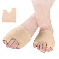 GCFBCL Gel Nylon Thumb Inflammation Corrector and Orthopedic Hallux Eversion Relief, Breathable Toe Separator Orthotics, Suitable for Thumb Eversion Forefoot Socks, Forefoot Buffering Jacket,S