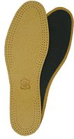 GGfootcare Insoles - Leather - Full Length - Odour Resistant (US 6/7)