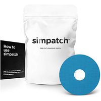 SIMPATCH Universal Adhesive Patch, 0.8-Inch Hole - Pack of 30 - Multiple Colors Available (Blue)