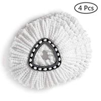 Spin Mop Head, 4 Pack Microfiber Mop Head Replacement Head Fit for OCedar Easy Cleaning Mop Head Replacement