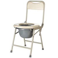 EGCLJ Bedside Commode Toilet Chair Stool Medical Adults Handicap Toilet Seat with Bucket, Shower Commode Chair for Elderly Handicapped Pregnant (Color : 35x38x80cm)