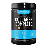 Hydrolyzed Collagen Complete Protein Powder – Kosher and Grass Fed Beef | Non-GMO Paleo & Keto Friendly | Anti-Aging Peptides | Diet Booster | Bone Joints Support | Organic Supplement [Citrus]